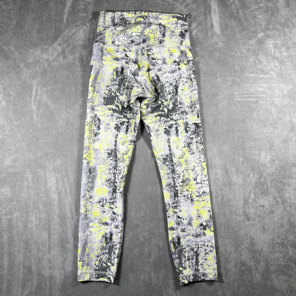 Lululemon Wunder Train High-Rise Crop 23" Cinder‎ Grain Smoked Spruce Multi Sz 4 - Picture 3 of 12